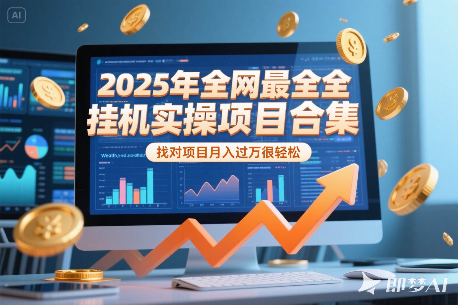 图片[1]-（15303期）2025年挂机实操项目实操演练，挂机类型，AI直播类型，轻资产创业类型…-小酒传媒：网创资源∞实战项目∞全网首发