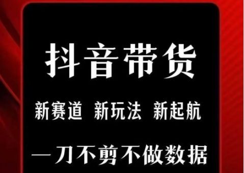 抖音短视频一刀不剪带货，不剪辑，不直播，每天发个视频，等着出单获取带货佣金-小酒传媒创业网：网创资源∞实战项目∞全网首发