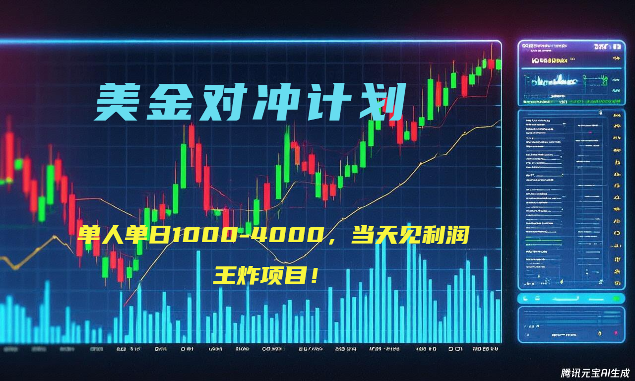 2025年最暴力项目“美金先登计划”最新最强对冲战法，每日实际收益1K-4K-小酒传媒创业网：网创资源∞实战项目∞全网首发