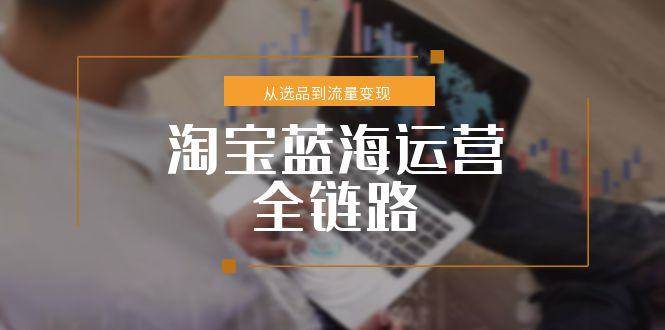 图片[1]-（15160期）淘宝蓝海运营全链路，从选品到流量变现，小类目突围完整方案-小酒传媒：网创资源∞实战项目∞全网首发