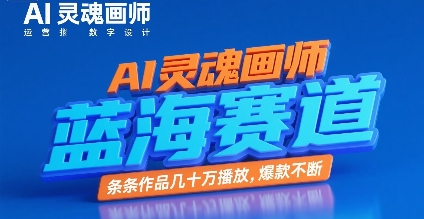 AI灵魂画师，蓝海赛道，条条作品几十W播放，爆款不断-小酒传媒创业网：网创资源∞实战项目∞全网首发