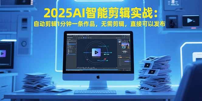 （15504期）2025AI智能剪辑实战：自动剪辑1分钟一条作品，无需剪辑，直接可以发布-小酒传媒创业网：网创资源∞实战项目∞全网首发