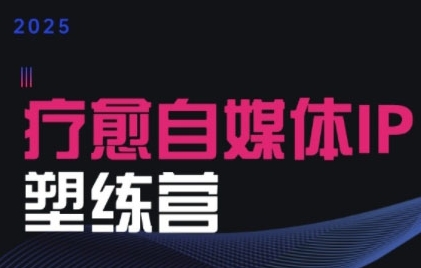 2025治愈自媒体IP训练营，专为疗愈领域从业者打造-小酒传媒创业网：网创资源∞实战项目∞全网首发