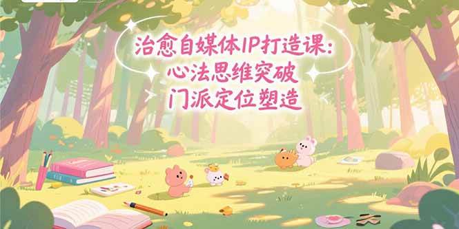 （15464期）治愈自媒体IP打造课：心法思维突破，门派定位塑造，商业闭环搭建-小酒传媒创业网：网创资源∞实战项目∞全网首发