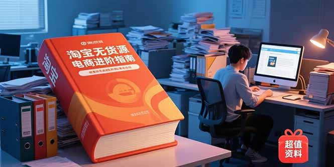 图片[1]-（15317期）淘宝无货源电商进阶指南，包含新人课、进阶课，配套资料，蓝海选品等-小酒传媒：网创资源∞实战项目∞全网首发