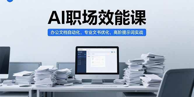 （15371期）AI职场效能课，办公文档自动化，专业文书优化，高阶提示词实战-小酒传媒创业网：网创资源∞实战项目∞全网首发